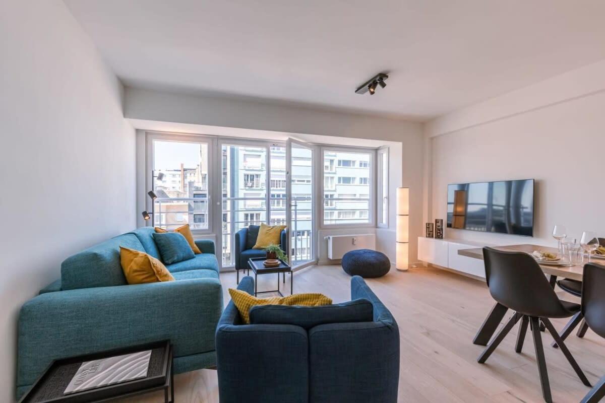 Huswell - Lovely Apartment With Lateral Sea View And Parking Oostende Eksteriør billede
